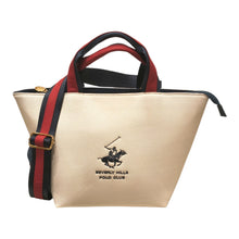 Carica l'immagine nel visualizzatore di Gallery, Borsa a mano Beverly Hills Polo Club tessuto saffiano colore Bianco