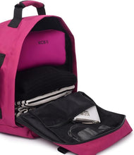 Carica l'immagine nel visualizzatore di Gallery, Zaino vegano KCB in materiale riciclato da bottiglie di plastica – resistente, eco-friendly e dal design moderno. Dimensioni 40x30x20 cm fucsia