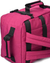 Carica l'immagine nel visualizzatore di Gallery, Zaino vegano KCB in materiale riciclato da bottiglie di plastica – resistente, eco-friendly e dal design moderno. Dimensioni 40x30x20 cm fucsia