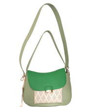 Carica l&#39;immagine nel visualizzatore di Gallery, BORSA ALESSIA MASSIMO style 1707 VERDE
