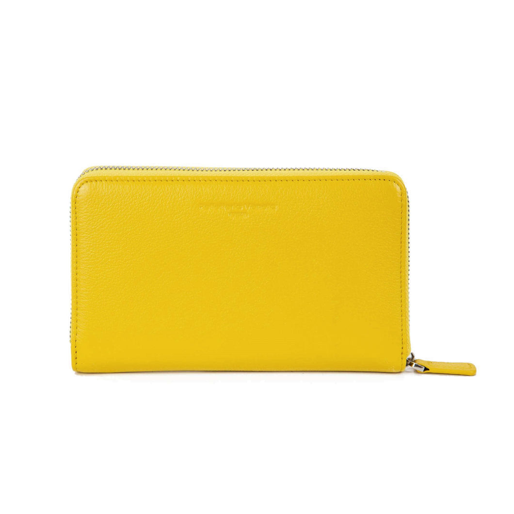 PORTAFOGLI DONNA  PELLETTERIA VENETA BNV00460 GIALLO