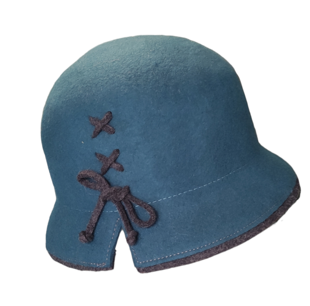 CAPPELLO FELTRO CF100032 PETROLIO