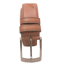 Carica l&#39;immagine nel visualizzatore di Gallery, Cintura Sportiva/Jeans Cuoio vintage 4 cm  CT200224 Cognac

