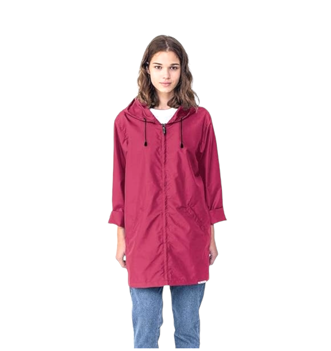 IMPERMEABILE RIPIEGABILE DA PIOGGIA BISETTI FUCSIA