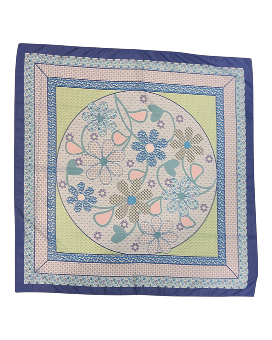Foulard PRIMAVESI 90x90 cm in 100% poliestere - Elegante accessorio floreale per outfit chic