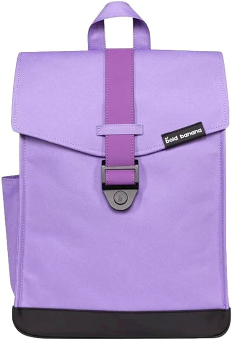 Zaino BOLD BANANA modello Envelope in tessuto lavanda con chiusura a fibbia e fondo rinforzato nero – zaino unisex dal design moderno e impermeabile