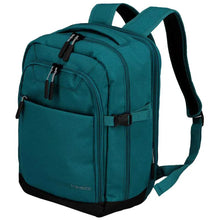 Carica l&#39;immagine nel visualizzatore di Gallery, Zaino Travelite Kick Off  in tessuto resistente, ideale per viaggio, lavoro o scuola, con spallacci imbottiti e tasche multifunzione laterale
