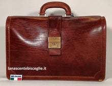 Carica l&#39;immagine nel visualizzatore di Gallery, Borsa  Porta PC  Cuoio DI BERARDINO BPM00045 Marrone
