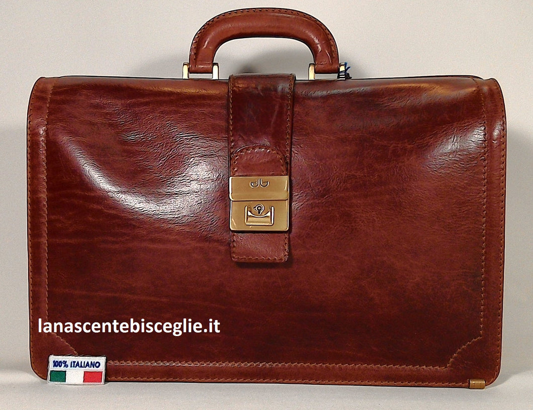 Borsa  Porta PC  Cuoio DI BERARDINO BPM00045 Marrone