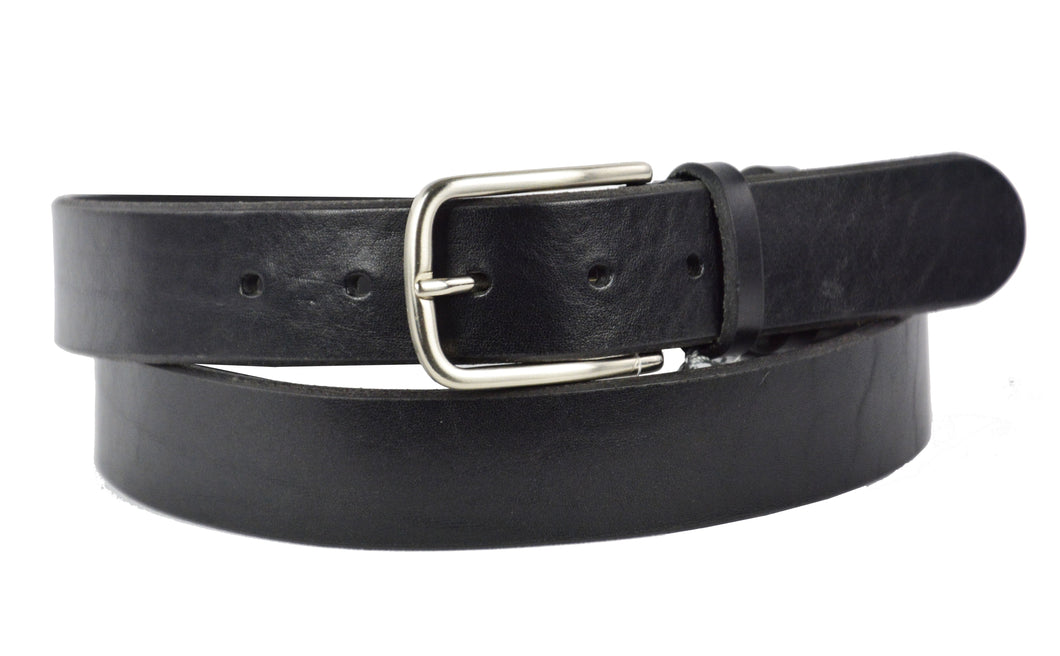 Cintura Sportiva Jeans cuoio vintage  3,5 cm OLD GALLES CTJ00118 Nero